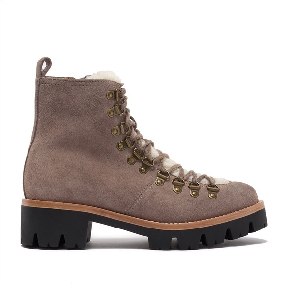 NEW Jeffrey Campbell Lace Up Hiker Boot - Picture 3 of 9